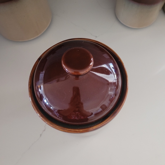 Vintage Sango Nova Brown canisters set of 4 **READ PLEASE** - Picture 4 of 10